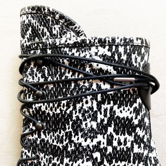 Longchamp B+W Lace-up Boots - Picture 13 of 16